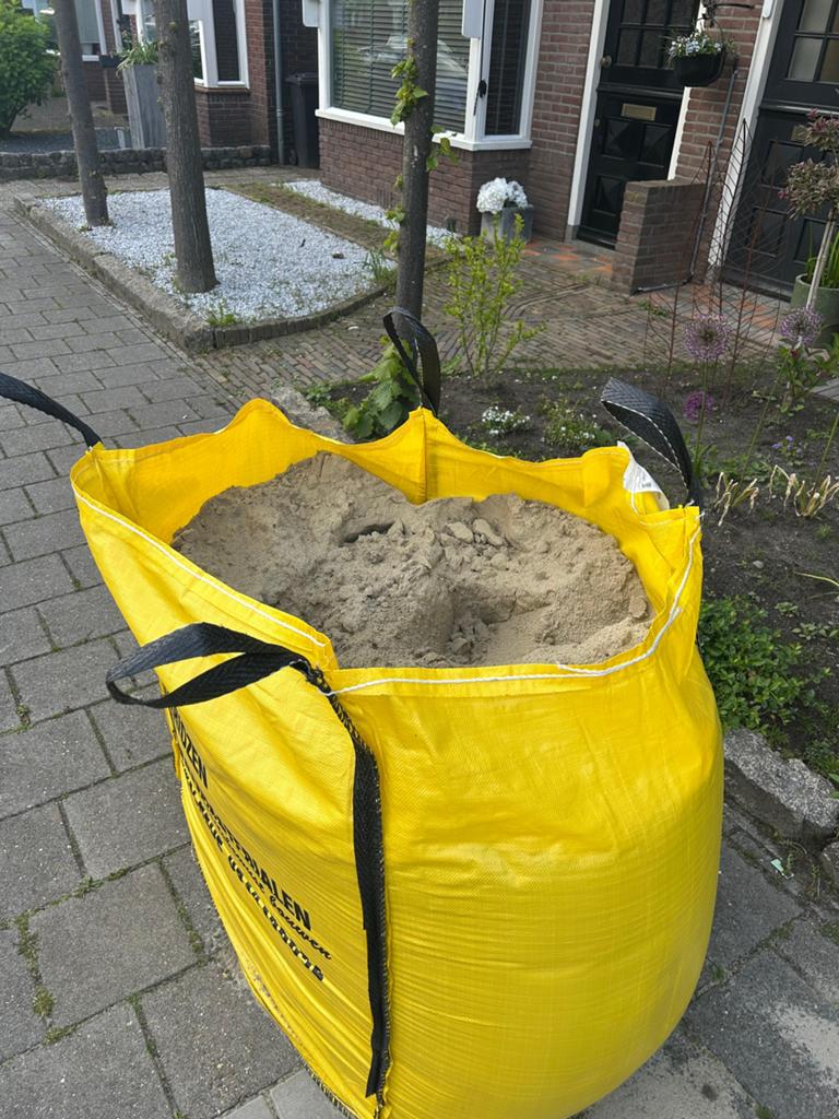 Wit zand 1/2 kuub, Tuin en Terras, Zand, Ophalen, Nieuw, Ophoogzand