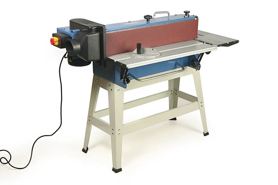 HBM 200 Oscillerende Schuurbandmachine met extra banden, Ophalen, Gebruikt, 1200 watt of meer, Bandschuurmachine