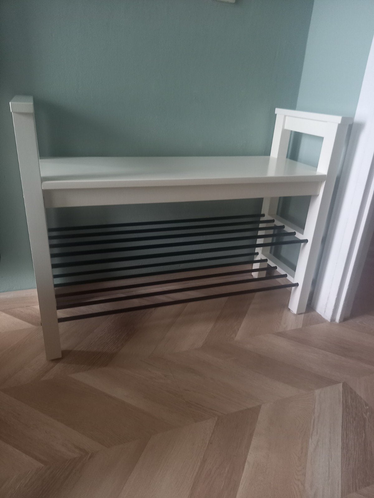 wit IKEA Hemnes Halbankje Schoenenrek, Ophalen, Gebruikt, Scandinavisch, Klassiek