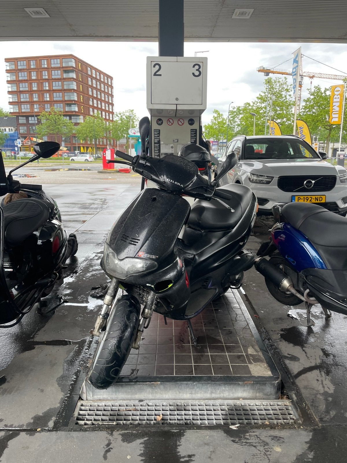 Gilera Runner kappenset, Ophalen
