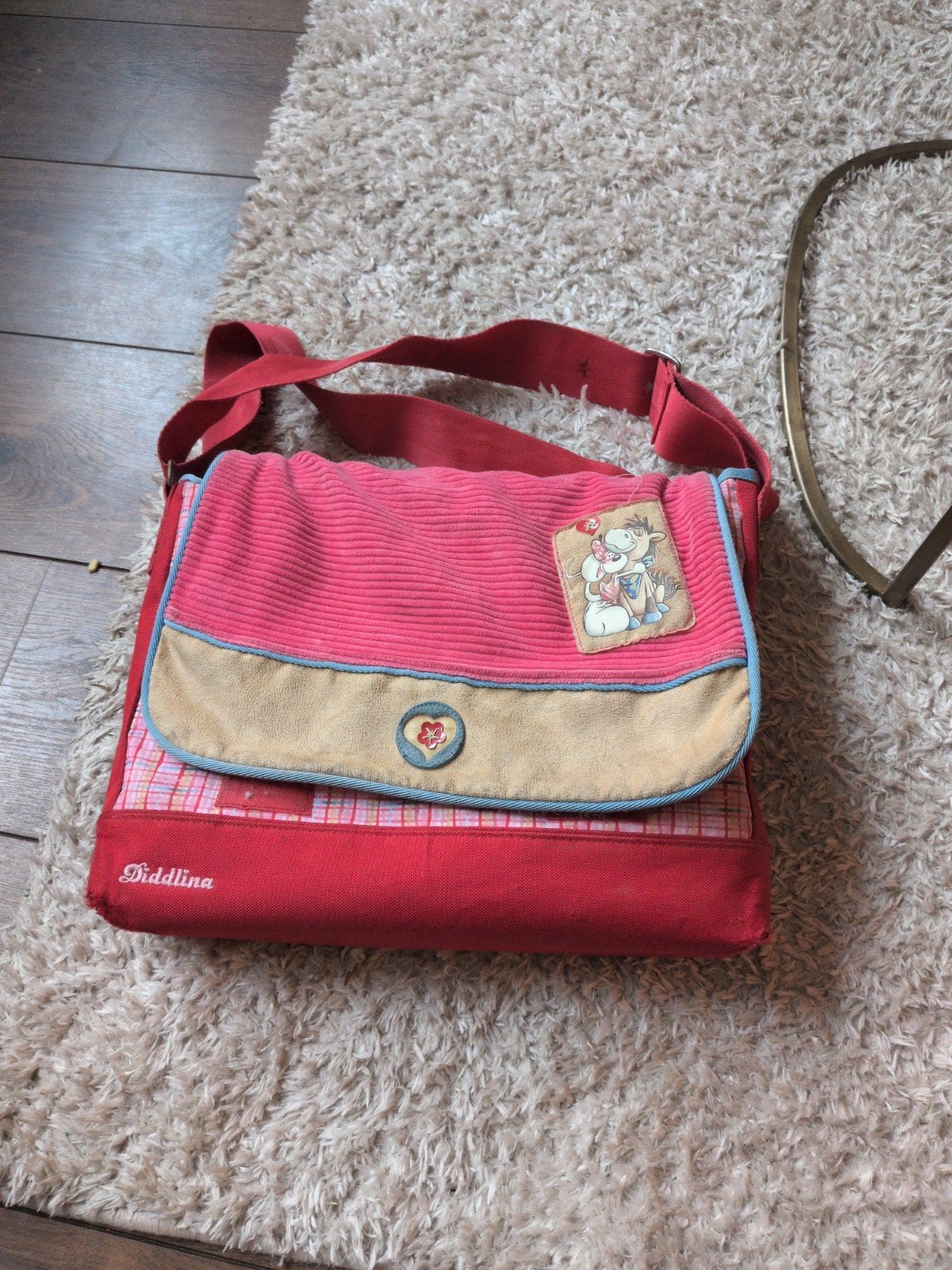 Diddle tas, Ophalen of Verzenden, Zo goed als nieuw, Rood, Handtas