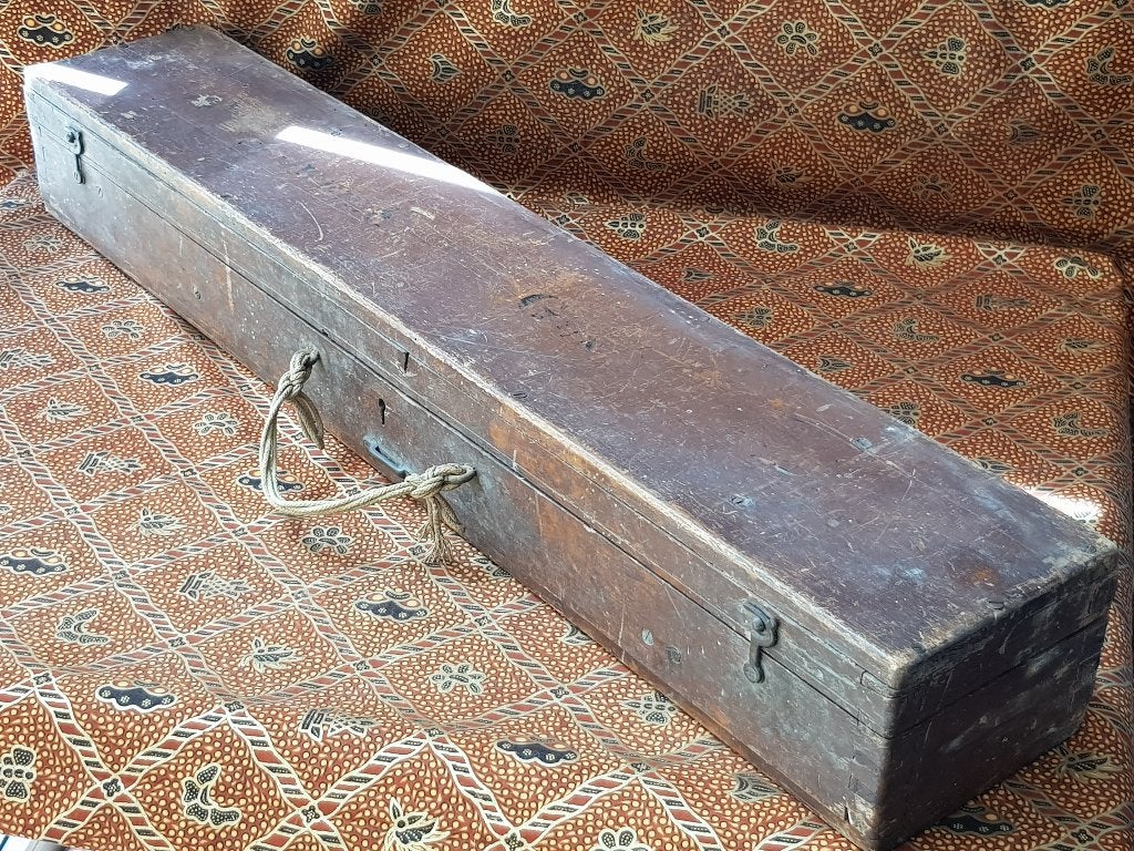 Antieke militaria tank periscoop uit Engeland in een kist., Ophalen of Verzenden