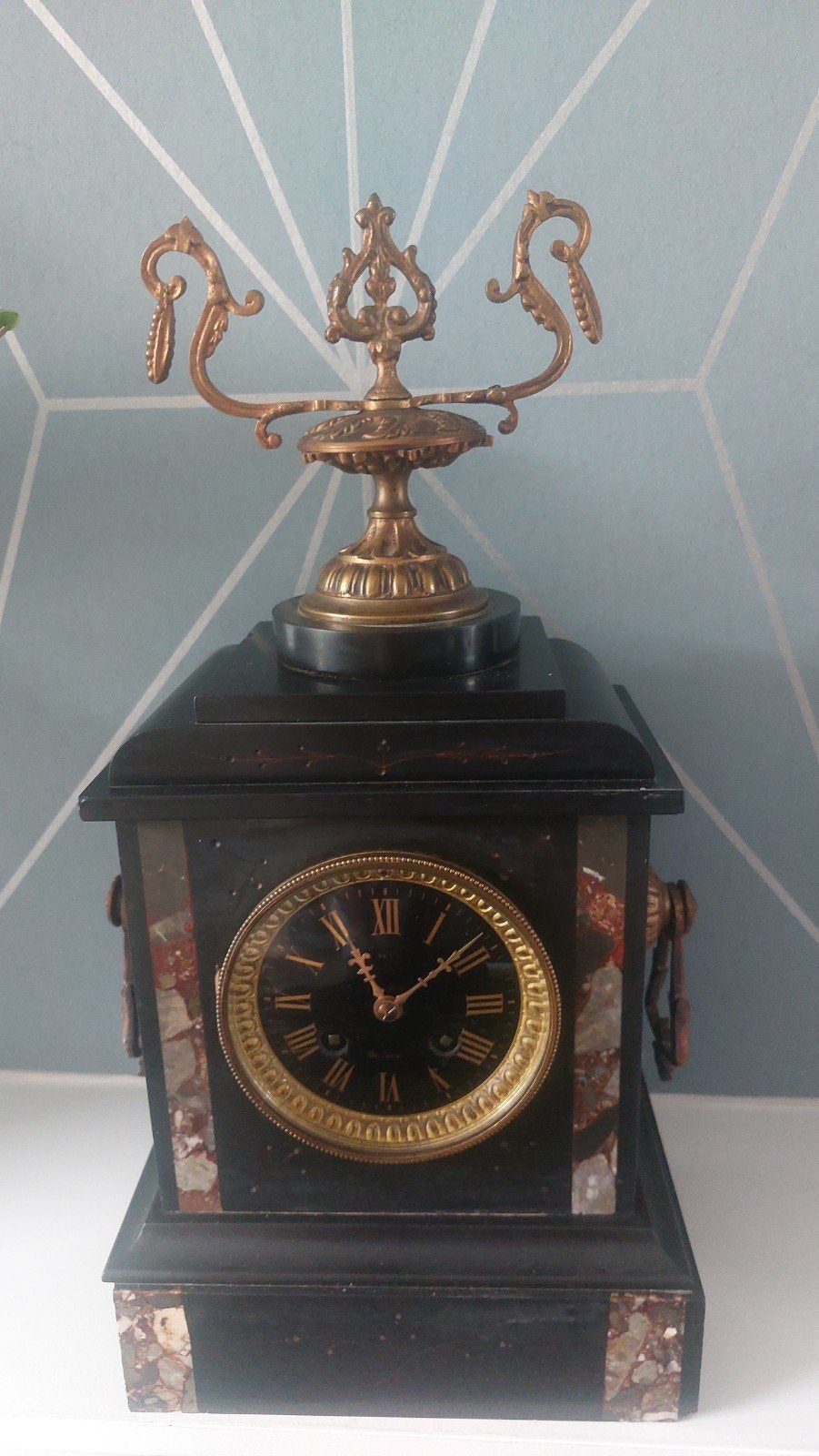 Franse pendule klok, Antiek en Kunst, Ophalen