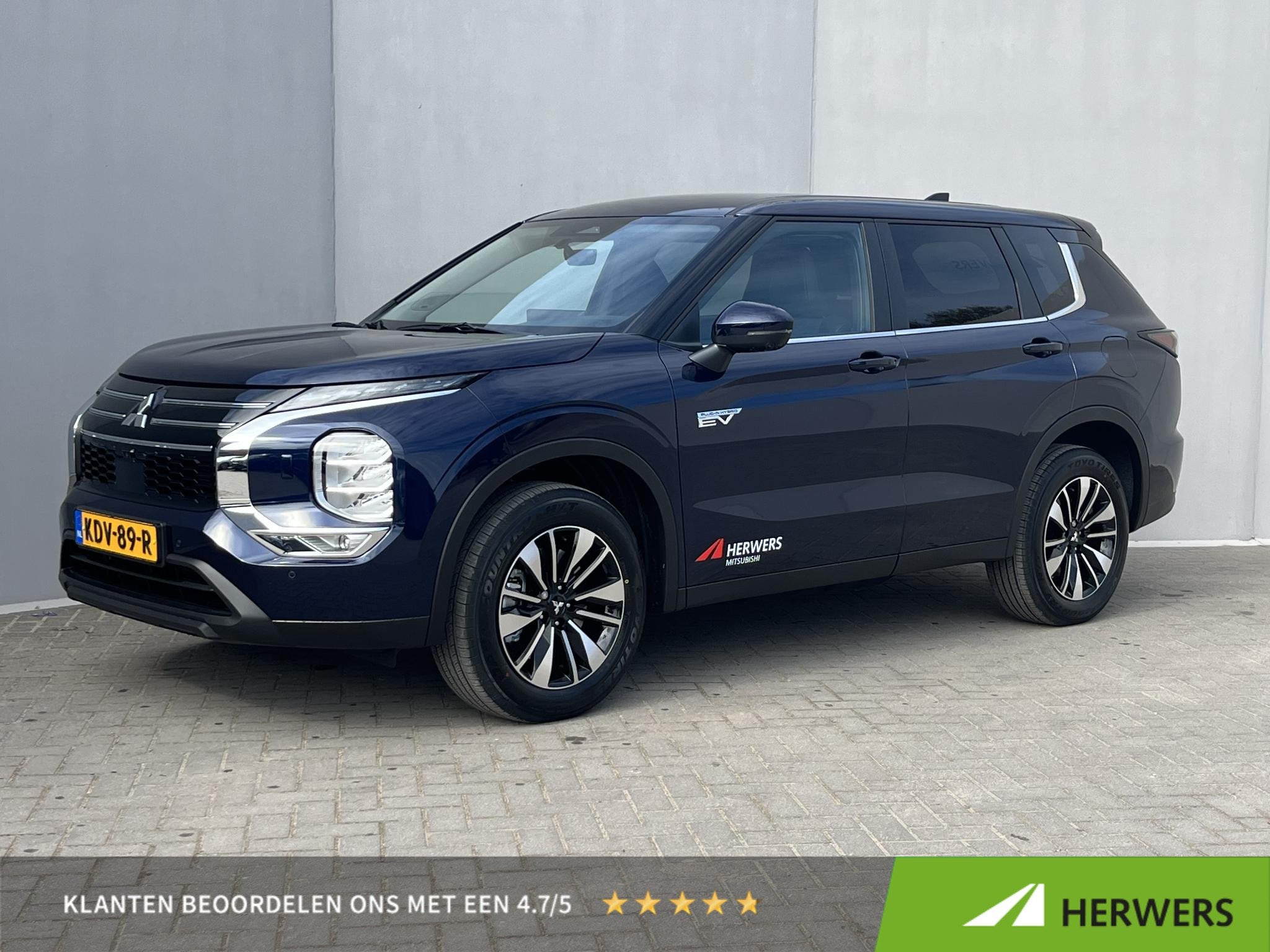 Mitsubishi Outlander 2.4 PHEV Intense MY26 / Adaptief Cruise, Auto's, Outlander, Euro 6, 4 cilinders, Blauw