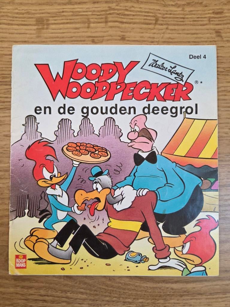 Woody Woodpecker en de gouden deegrol deel 4, Eén stripboek, Ophalen of Verzenden, Gelezen