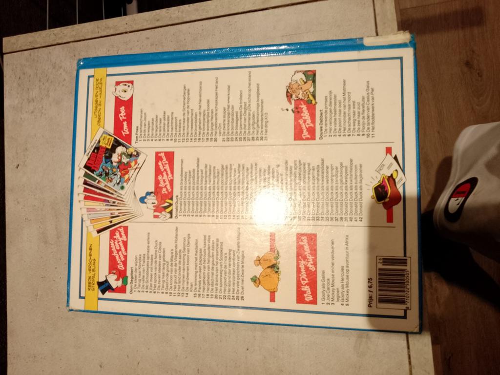 Donald Duck stripboeken en Oom Dagobert album, Ophalen