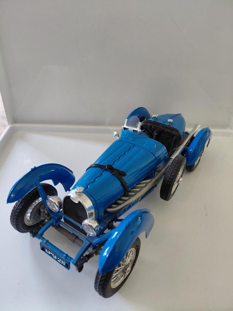 Bugatti Type 59 Schaal 1/18, Ophalen of Verzenden, Zo goed als nieuw, Auto, Bburago