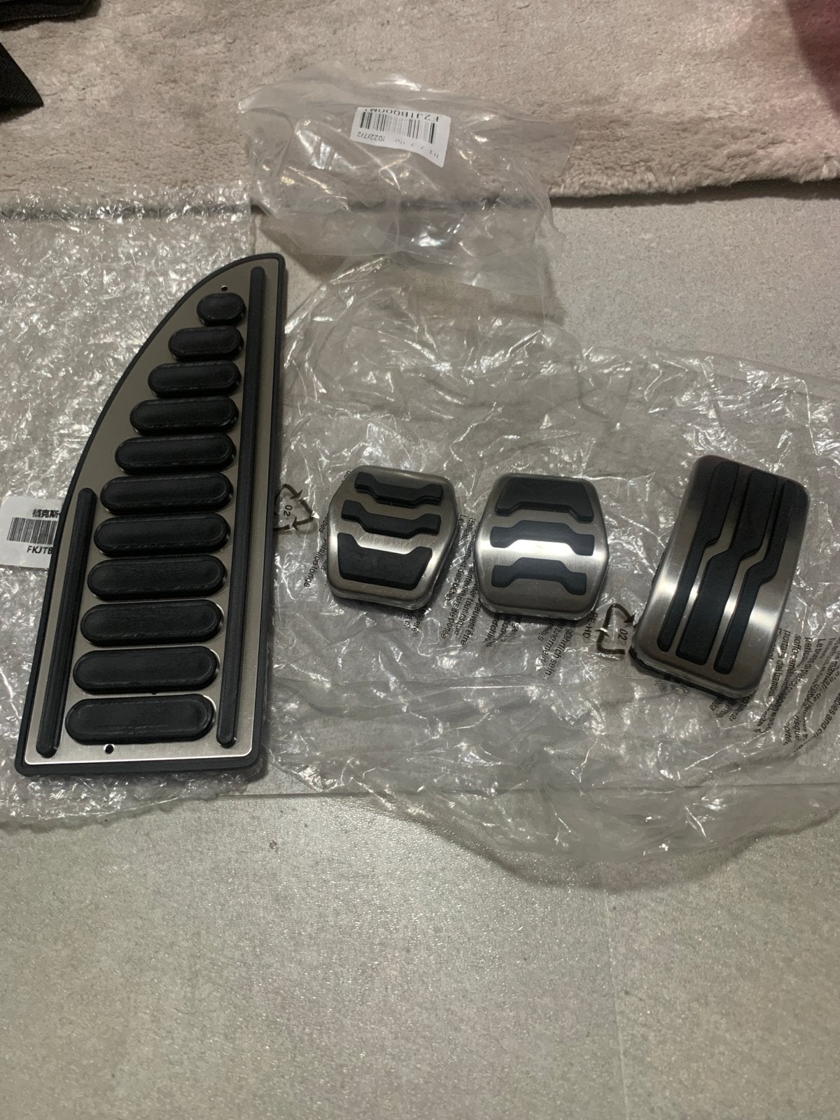 ford fiesta focus puma Sportpedalen set RVS mazda, Ophalen of Verzenden, Nieuw, Ford