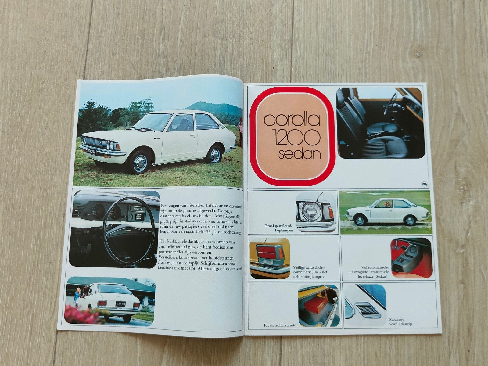 Autofolder Toyota (o.a, Corolla, 1000, 1200, Celica, Ophalen of Verzenden, Zo goed als nieuw, Toyota