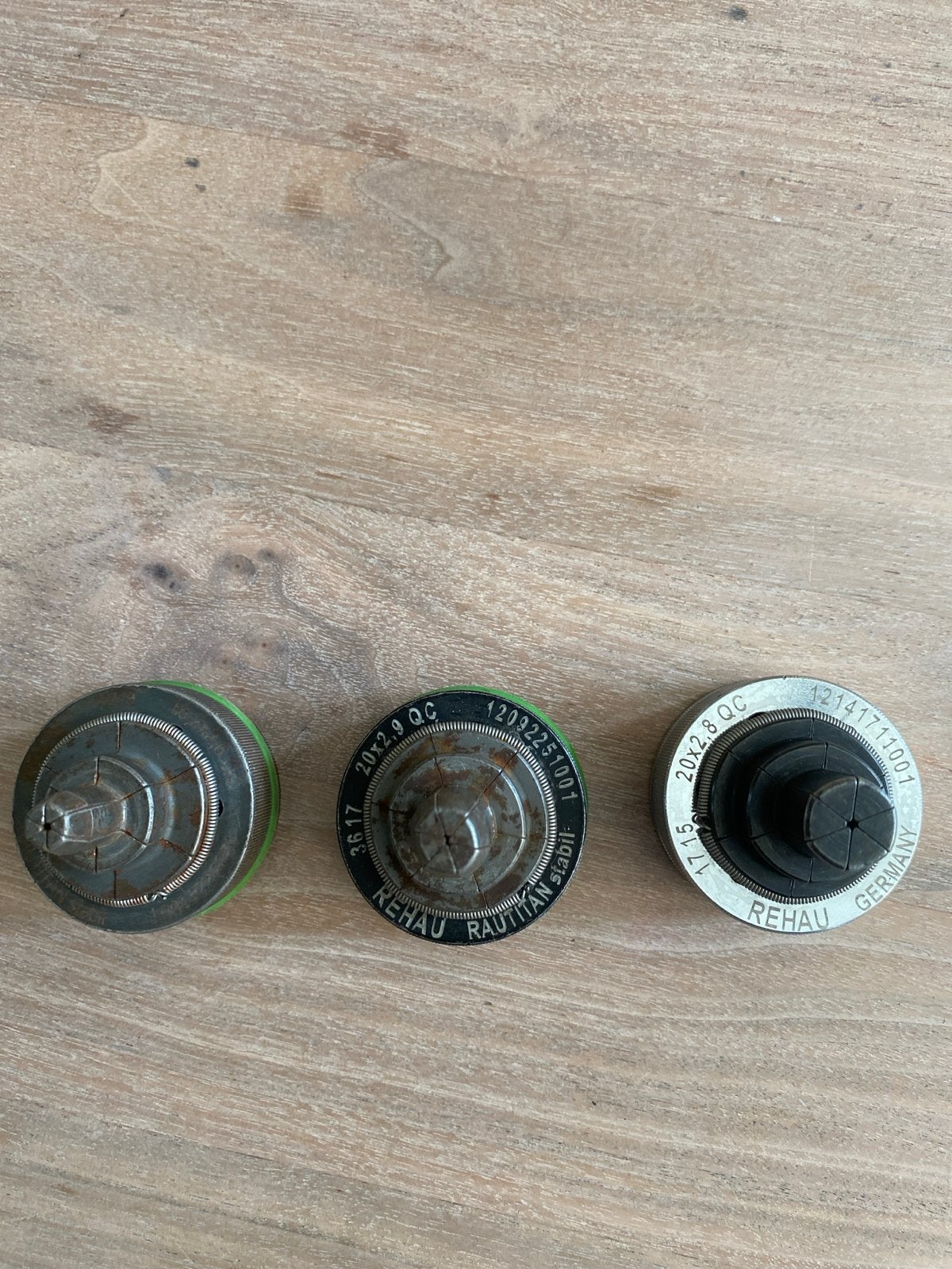 Rehau Rautitan Stabil persbekken (3 stuks), Doe-het-zelf en Verbouw, Gereedschap | Handgereedschap, Verzenden, Gebruikt, Overige typen
