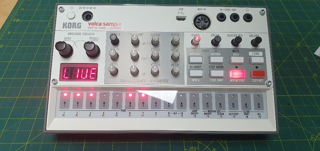 Korg Volca sample mk2, Muziek en Instrumenten, Ophalen of Verzenden, Zo goed als nieuw