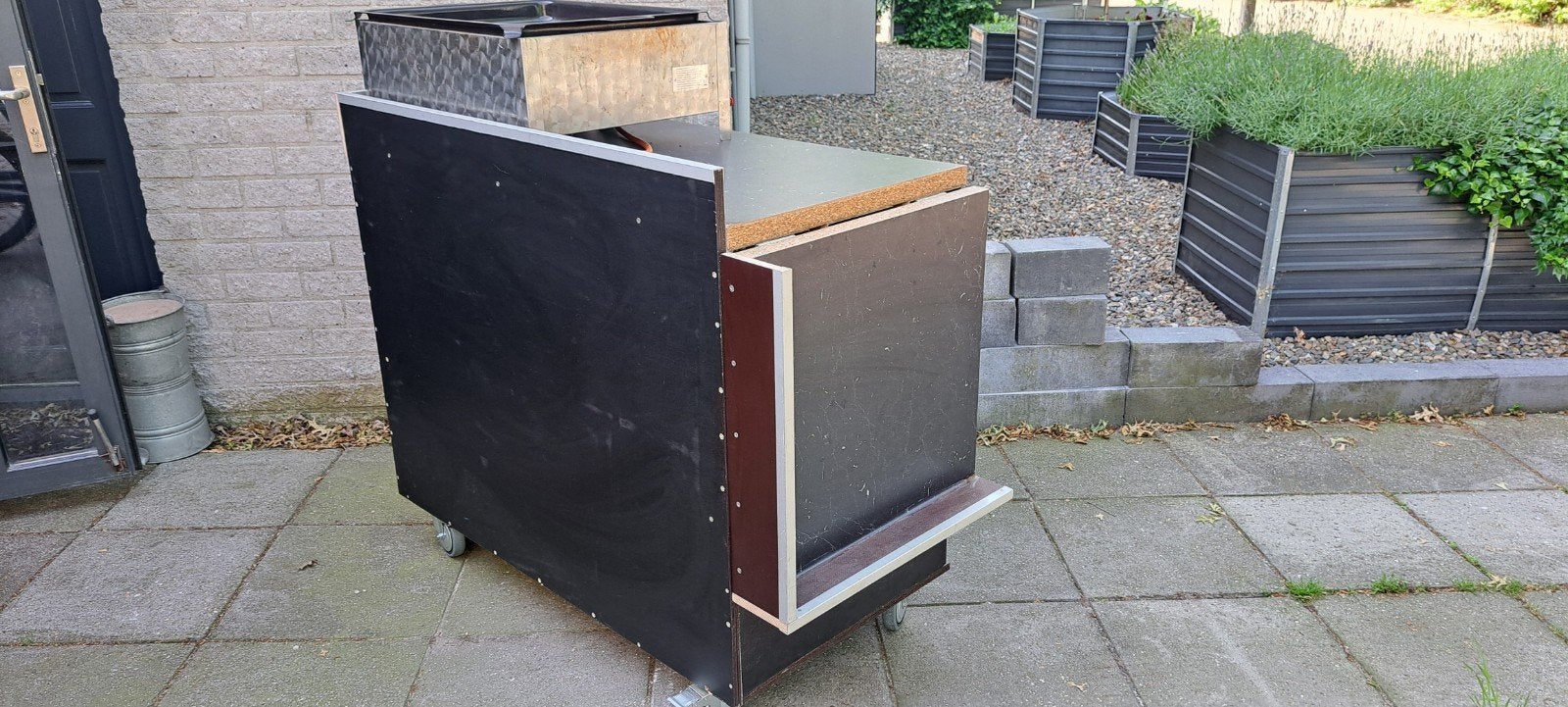 Mobiele bar met zwenkwielen/verkoopwagen., Ophalen, Nieuw, Overige