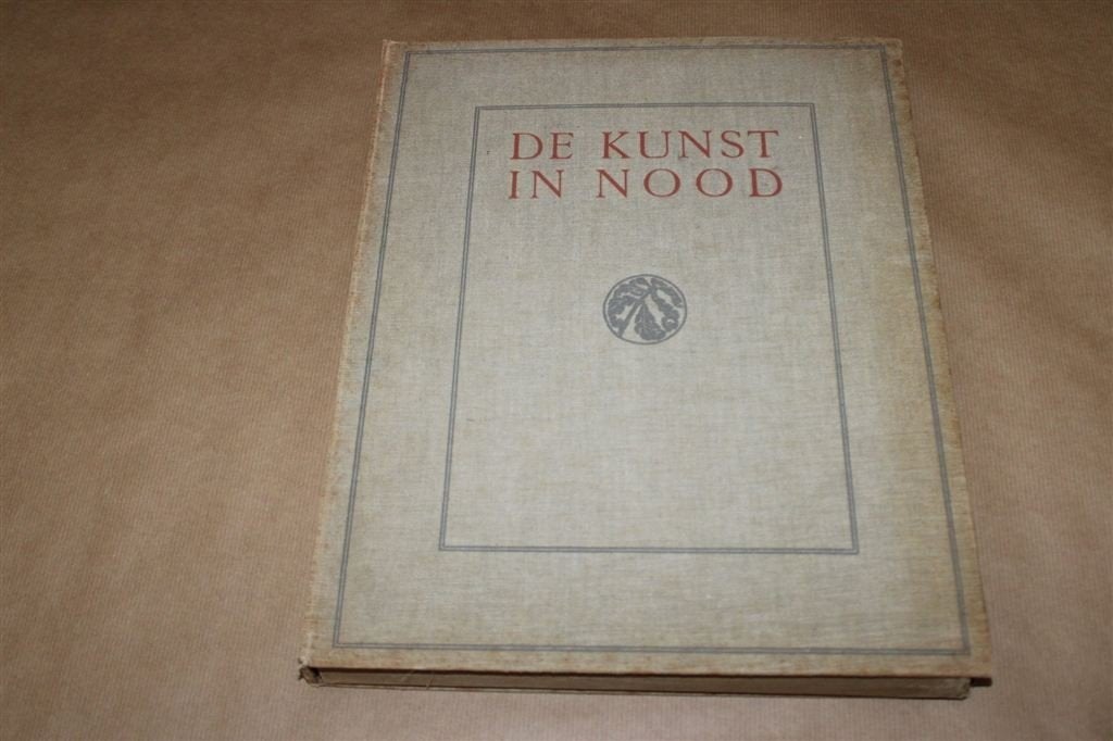 De kunst in nood. Map met prints. 1933., Boeken, Ophalen of Verzenden, Gelezen