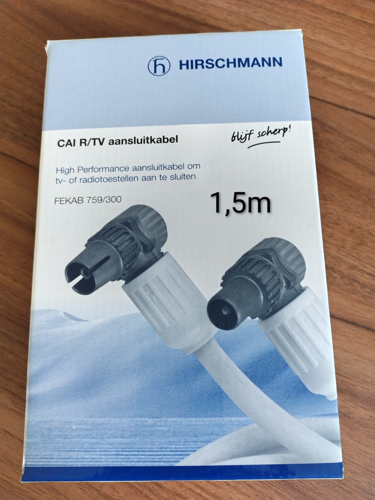 NIEUWE - Hirschmann CAI installatiekabel, Audio, Tv en Foto, Audiokabels en Televisiekabels, Ophalen of Verzenden, Nieuw, Minder dan 2 meter