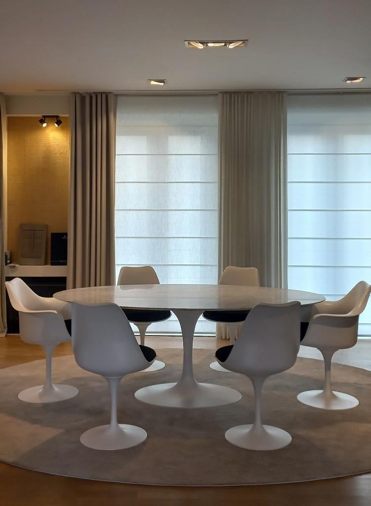 Aanbieding : Saarinen Tulip tafel 200x120cm, Huis en Inrichting, Ophalen of Verzenden, Nieuw, 6 tot 8 stoelen