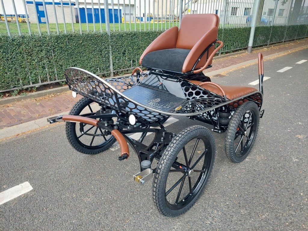Nieuwe enkelspan pony marathonwagen, Nieuw, Marathonwagen, Pony