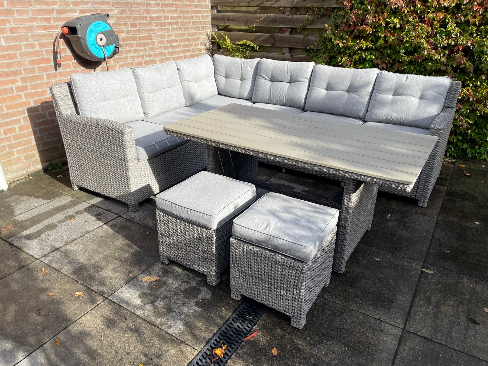 Tuinset loungeset, Tuin en Terras, Ophalen, Kunststof, Gebruikt, Loungeset