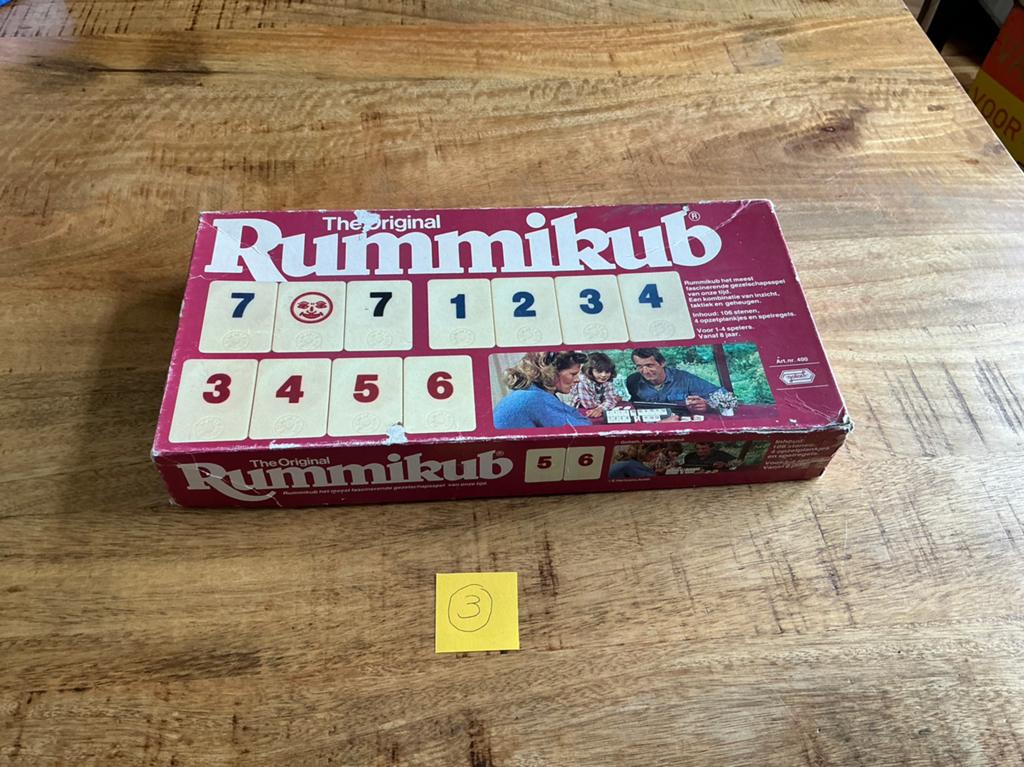 Rummikub grote stenen, Ophalen of Verzenden, Gebruikt