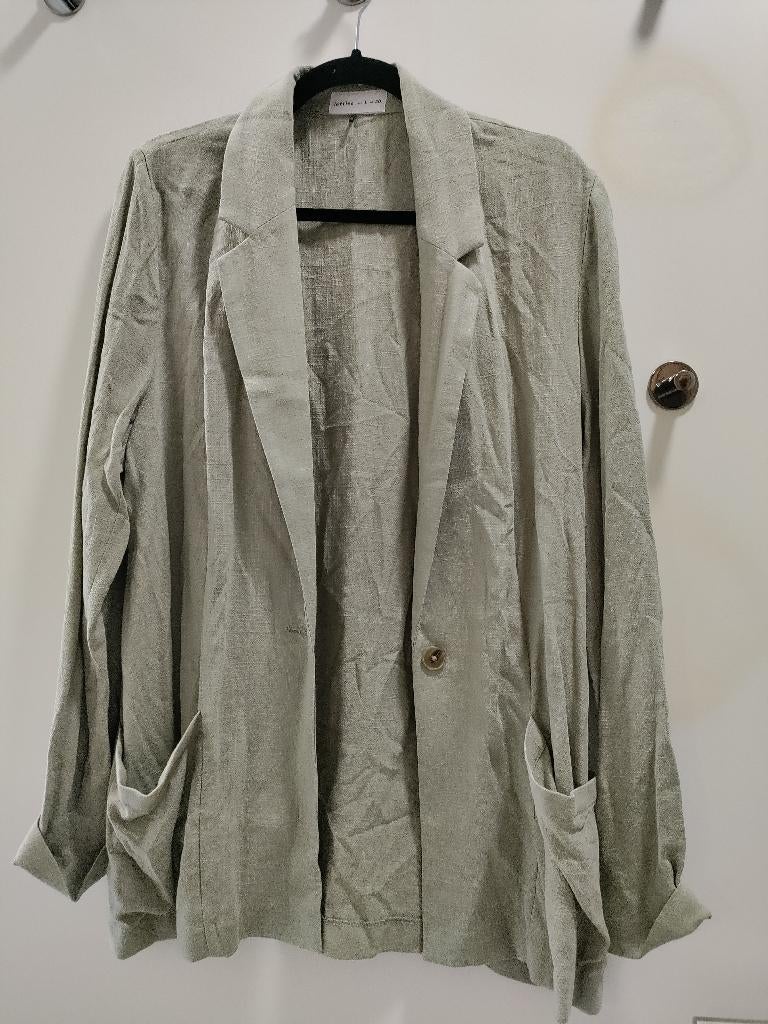 Blazer Jacket Lefties light green size L, Ophalen of Verzenden, Zo goed als nieuw, Groen