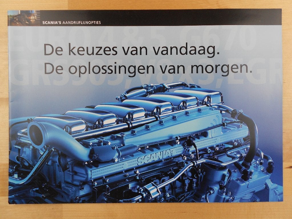 Scania Aandrijflijn Brochure 2006 R620 R580 R560 R500 R470, Ophalen of Verzenden, Zo goed als nieuw, Overige merken, Scania