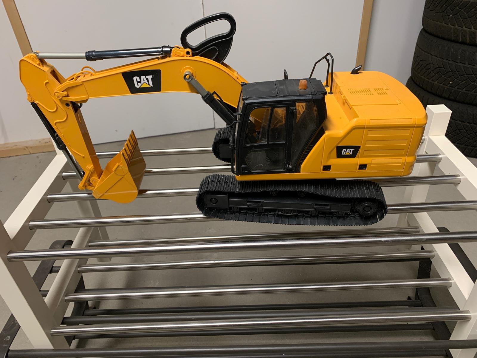 CAT graafmachine, Ophalen, Gebruikt