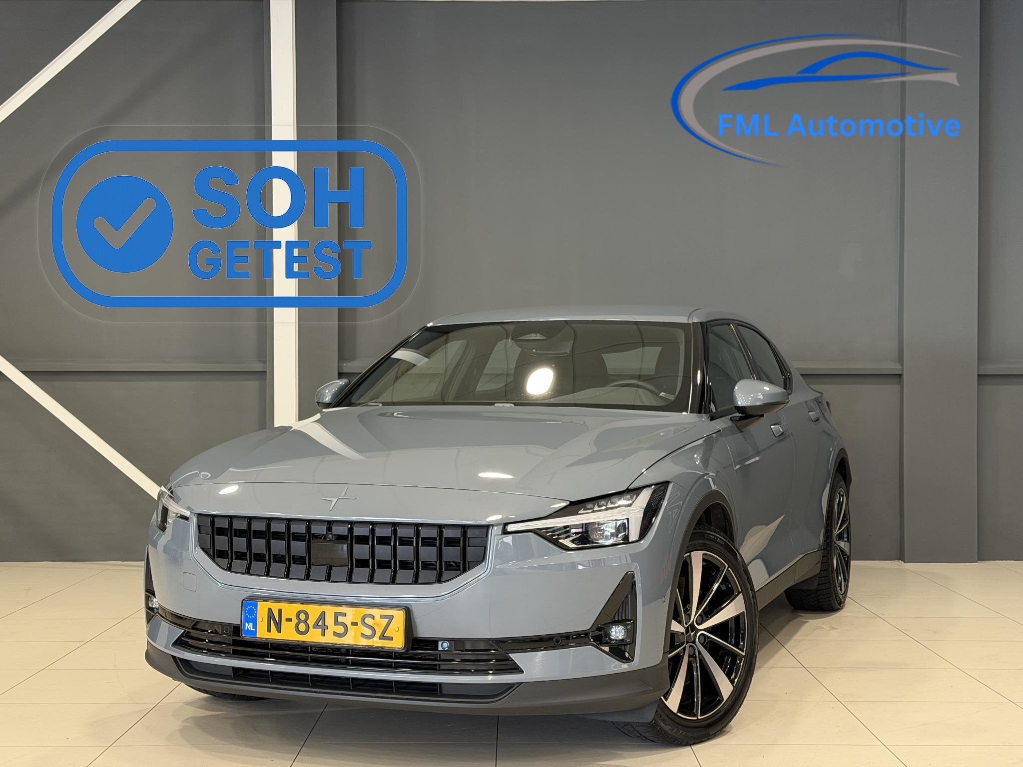 Polestar 2 Long Range 78 kWh | SOH 90,51% | Trekhaak |, Auto's, Polestar, Polestar 2, Stof, 1969 kg, 551 km