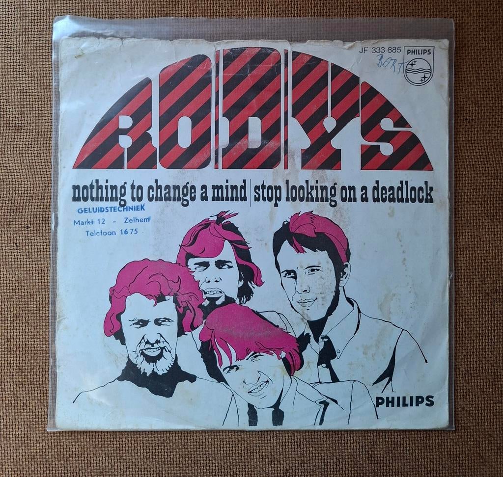 Rodys - Nothing to change a mind - Single is TOP, Gebruikt, Verzenden, 7 inch, Single