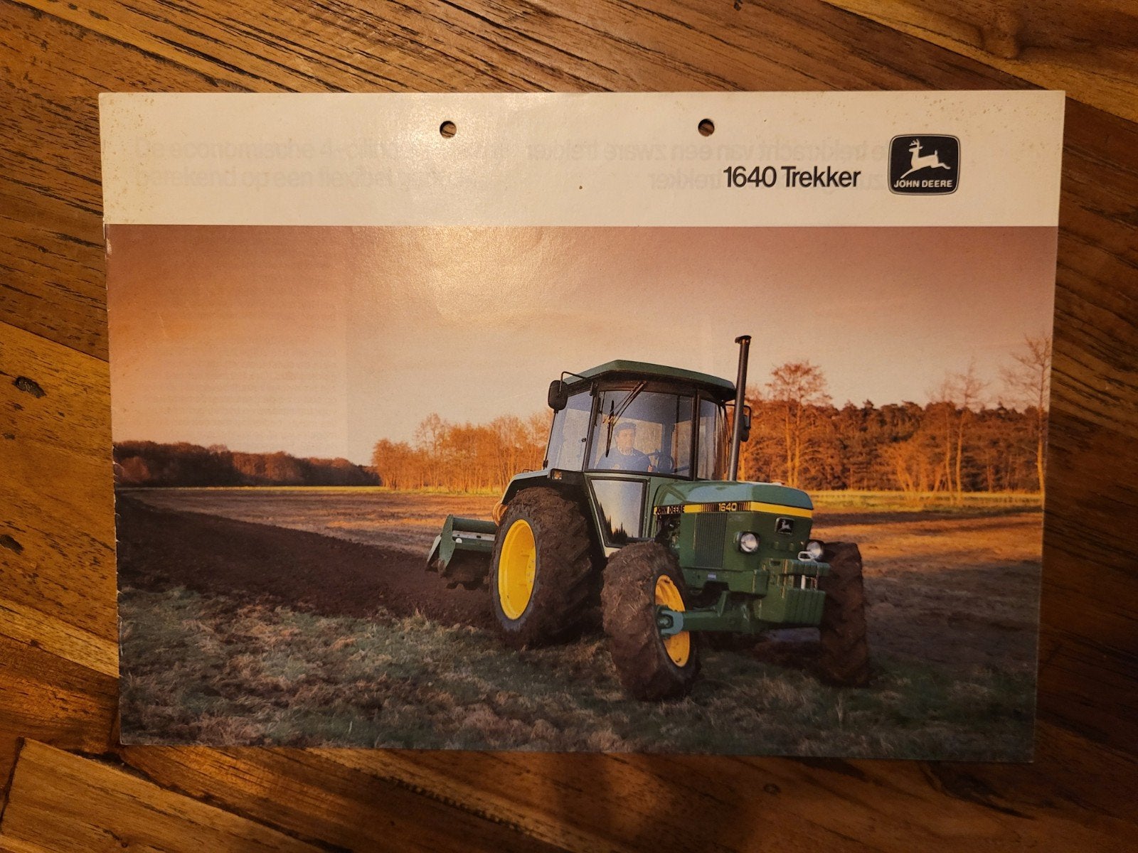 tractor folder John Deere 1640 trekker, Ophalen of Verzenden, Zo goed als nieuw