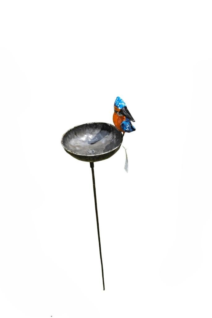 IJVOGELTJE - WATER VOER BAKJE STREETART - HANDMADE FAIRTRADE, Ophalen of Verzenden, Nieuw