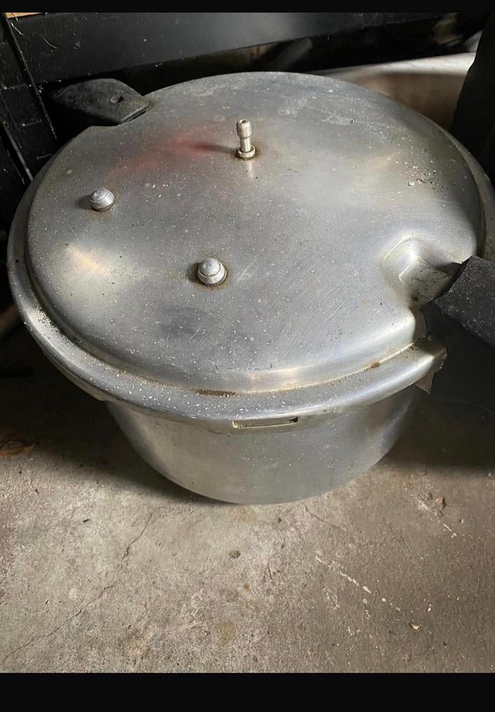 Vintage Aluminium Snelkookpan - Gebruikt, Ophalen of Verzenden, Zo goed als nieuw, Aluminium