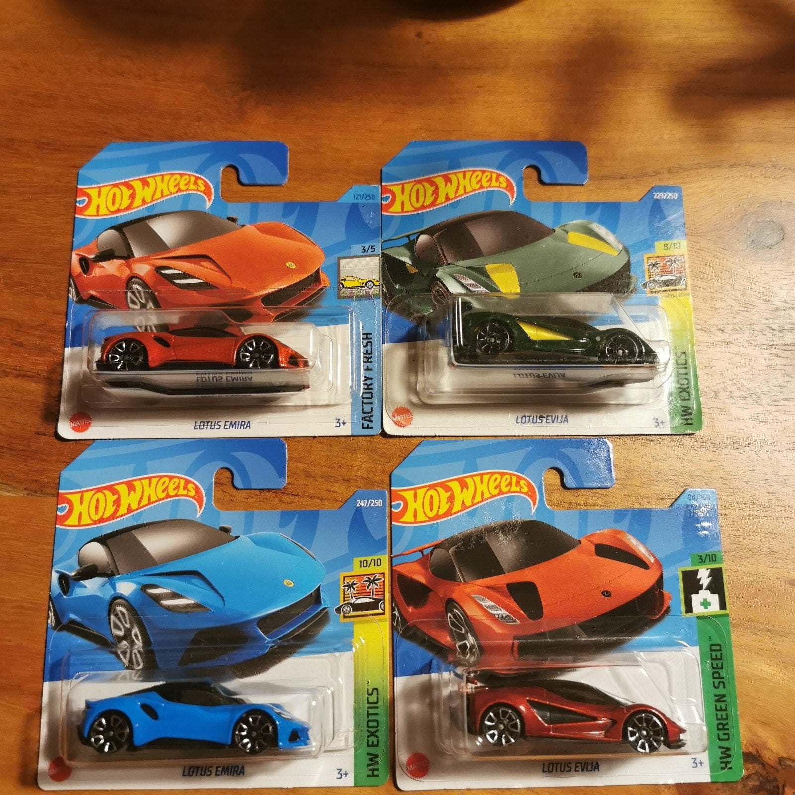 Hot Wheels Lotus Emira & Evija (4 stuks), Ophalen of Verzenden, Nieuw