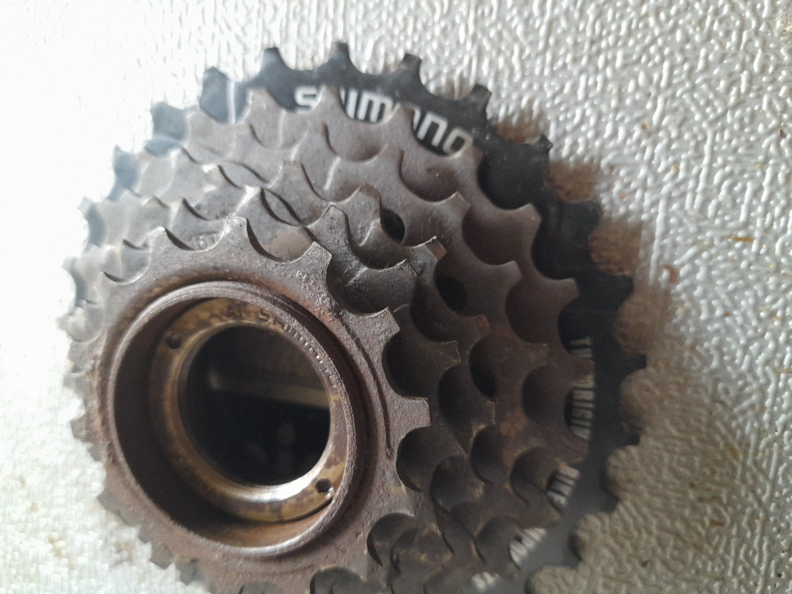 Shimano 6-speed tandwiel cassette 12-28 T, Ophalen of Verzenden, Gebruikt, Derailleur of Ketting, Shimano