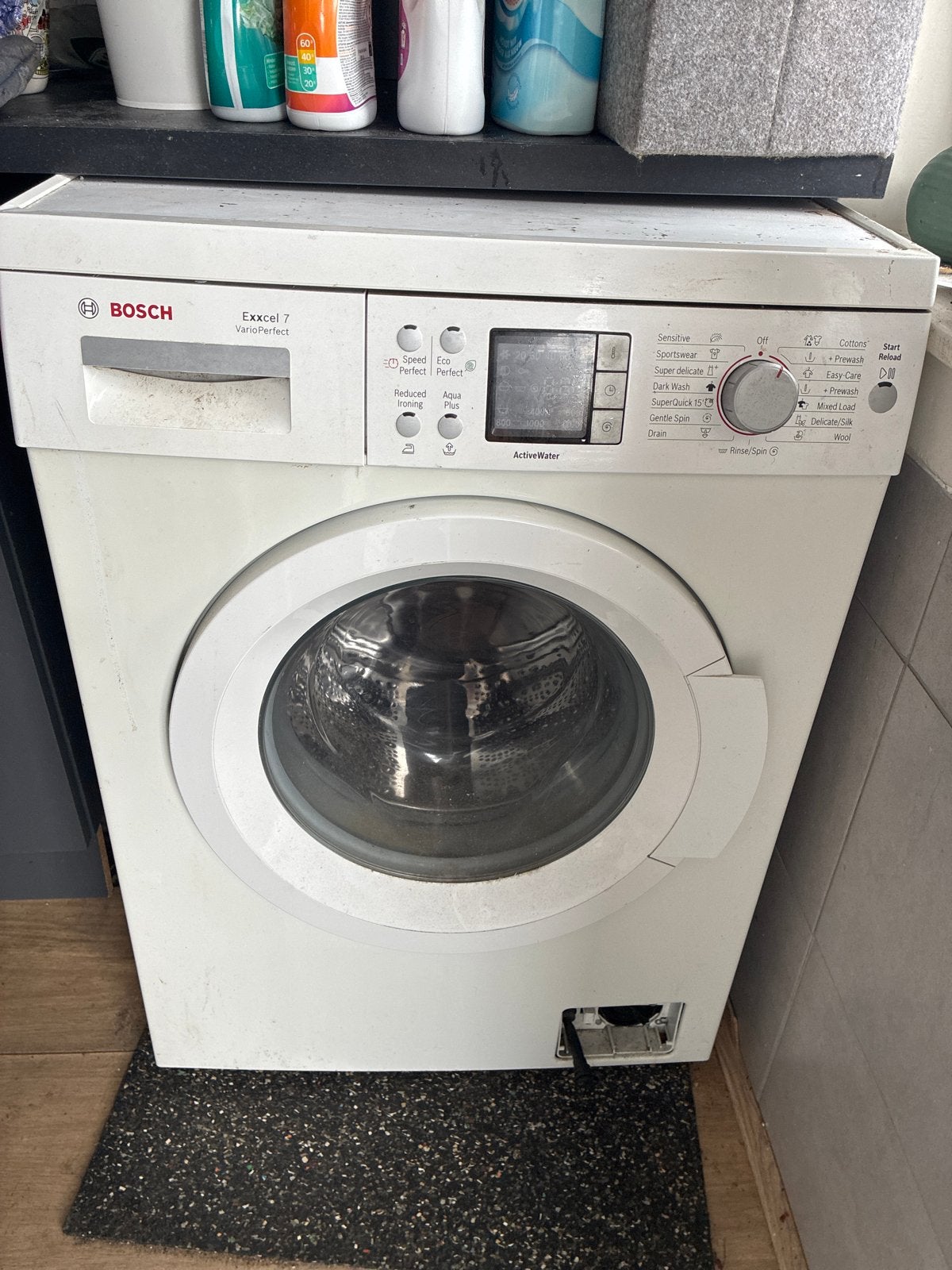 Bosch Exxcel 7 VarioPerfect Wasmachine -, Witgoed en Apparatuur, Ophalen, Gebruikt, 85 tot 90 cm, 1200 tot 1600 toeren