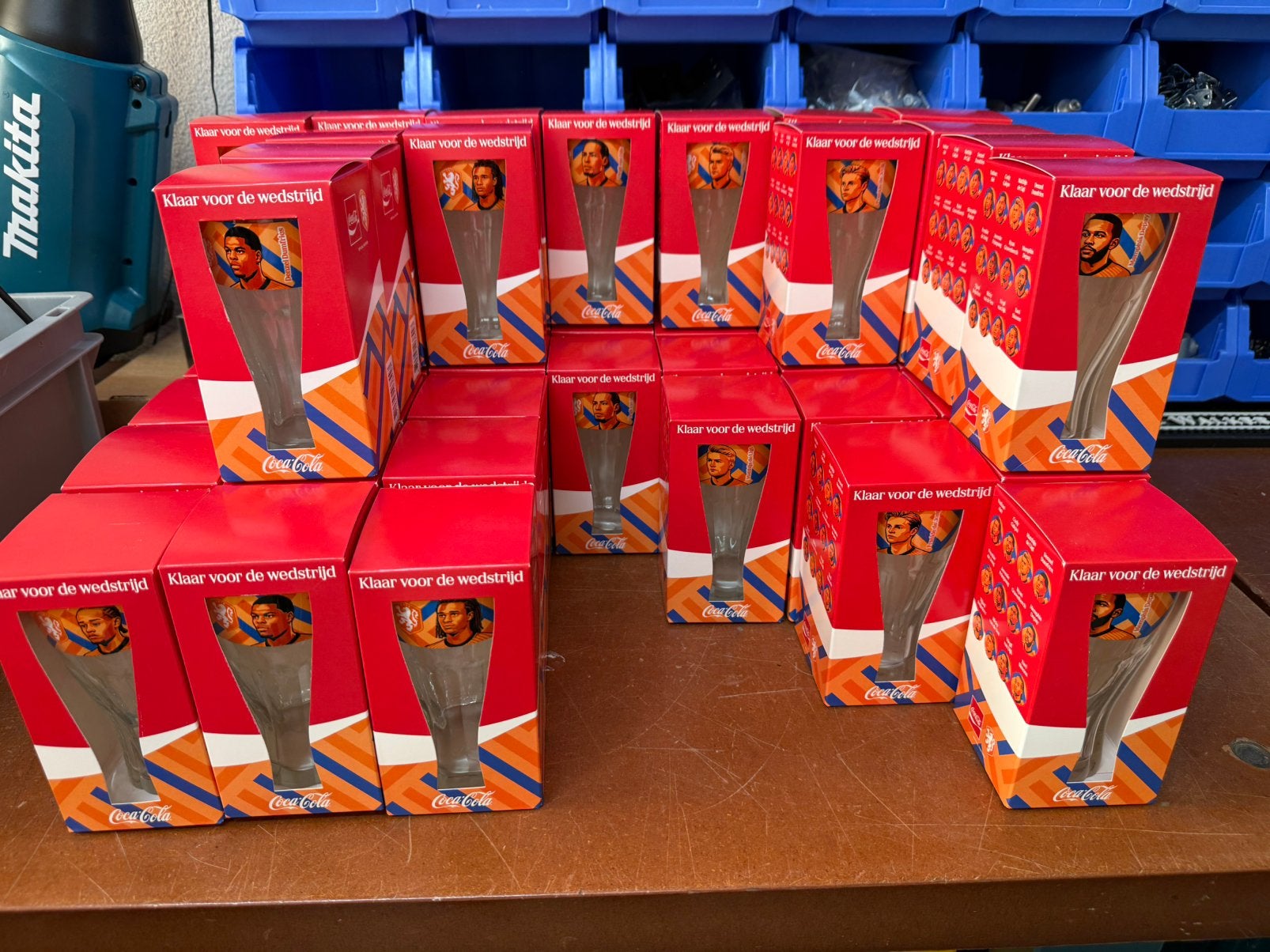 Te koop Coca cola wk glazen, Verzamelen, Ophalen of Verzenden, Zo goed als nieuw, Frisdrankglas