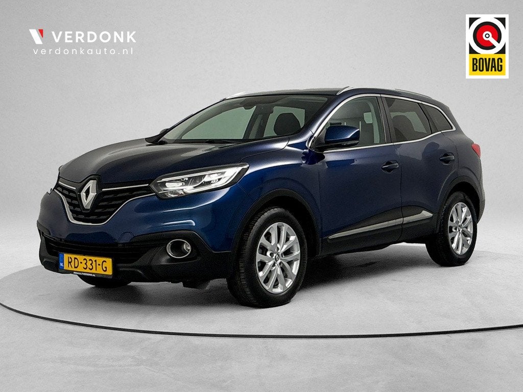 Renault Kadjar 1.2 TCe Intens | Trekhaak | Camera | Sensoren, Auto's, Kadjar, Gebruikt, 4 cilinders, Blauw
