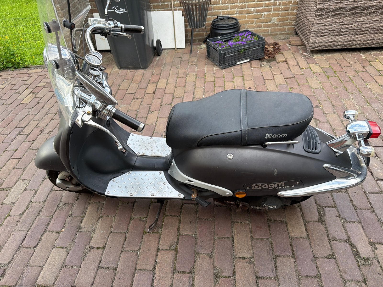 AGM Retro Scooter -, Fietsen en Brommers, Ophalen of Verzenden, Gebruikt, Benzine, Overige merken