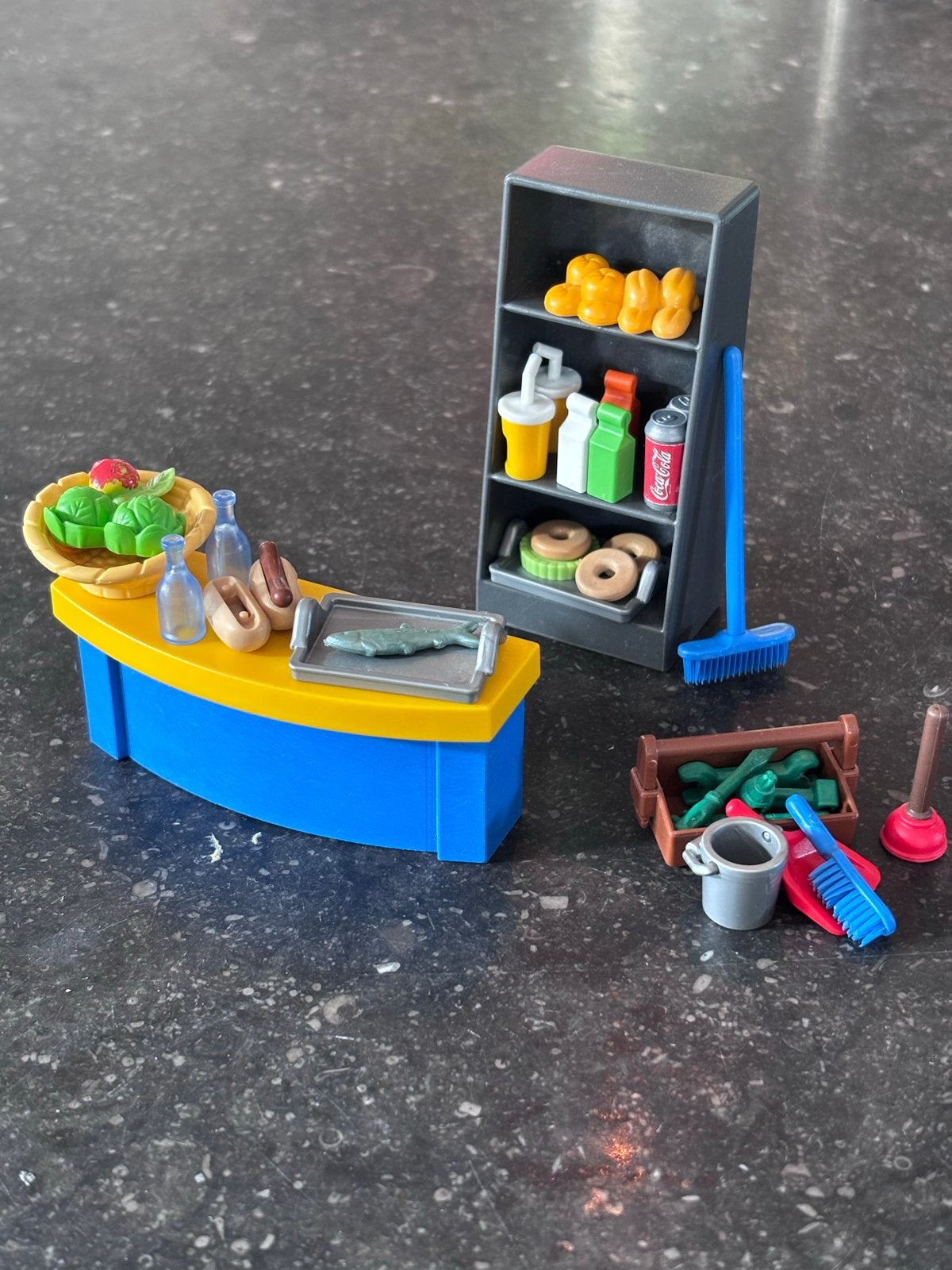 Playmobil schoolconcierge kiosk 9457, Ophalen of Verzenden, Gebruikt, City life