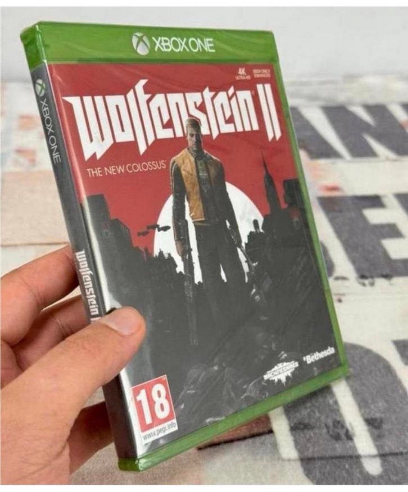 Wolfenstein II The New Colossus - Xbox One SEALED Nieuw !, Spelcomputers en Games, Vanaf 18 jaar, Shooter, 1 speler, Nieuw