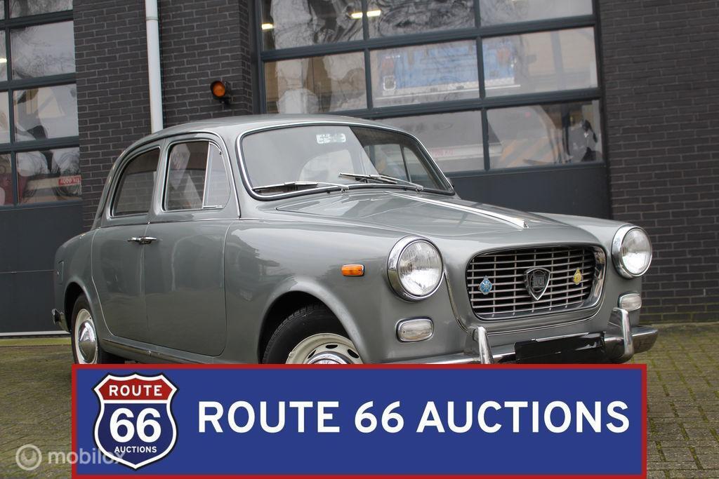 Lancia Appia Series III Berlina | 1961 | Route 66 Auctions, Auto's, Oldtimers, Overige carrosserieën, Zwart, Bedrijf, Handgeschakeld