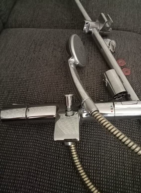 Thermostaatkraan douche 15 cm, Ophalen, Gebruikt, Douche