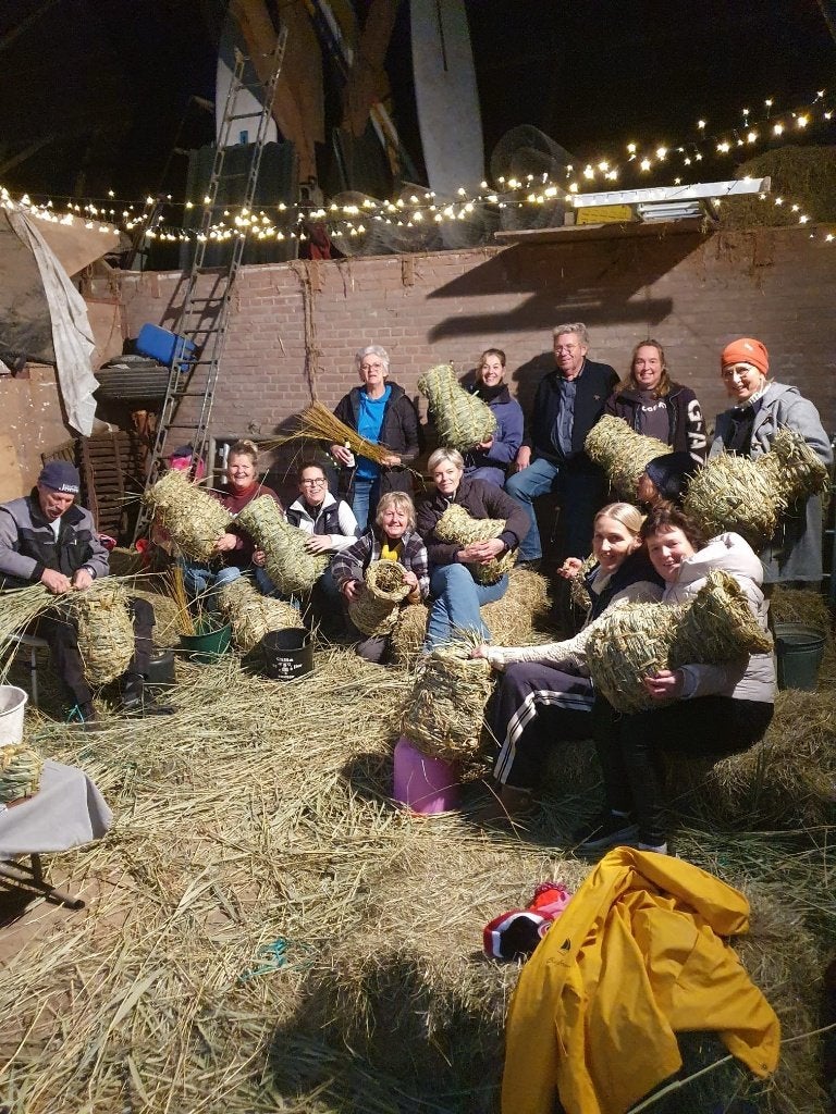 eenden korf  of nestkast vlechten  workshop, Dieren en Toebehoren, Vogels | Hokken en Kooien, Ophalen of Verzenden, Nieuw, Overige materialen