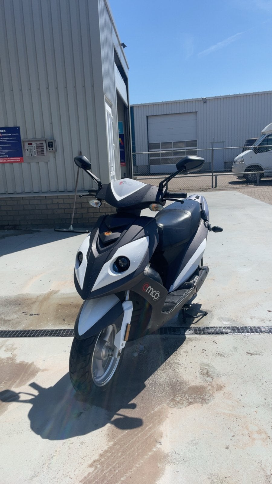 Emco Novum Elektrische Scooter, Fietsen en Brommers, Ophalen, Zo goed als nieuw, Maximaal 25 km/u, Elektrisch