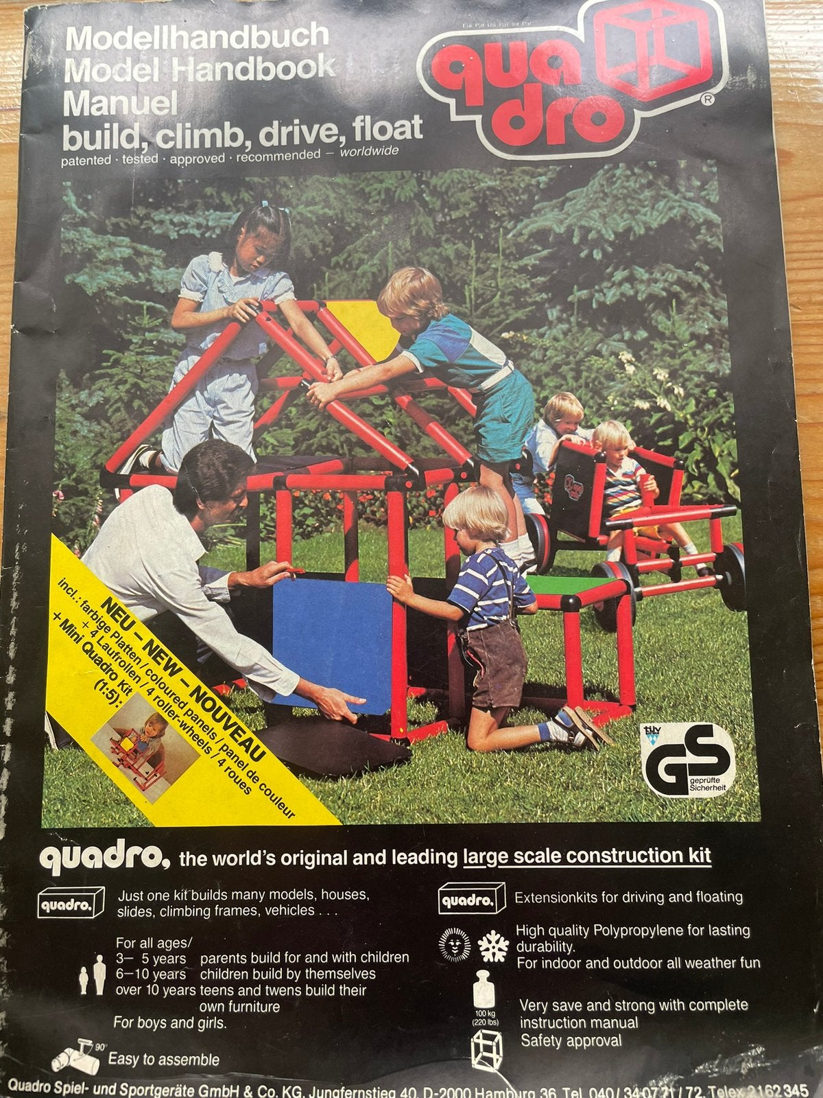 Quadro bouwmaterialen speeltoestellen, Kinderen en Baby's, Ophalen, Gebruikt, Overige typen