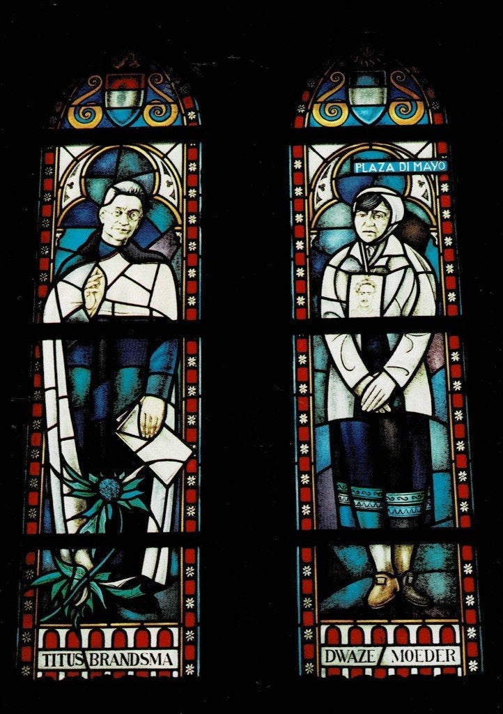 Ameland, Nes, ramen St. Clemens Kerk, Ophalen of Verzenden, 1980 tot heden, Ongelopen, Waddeneilanden