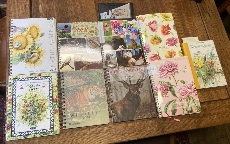 agenda's en kalenders (natuur, dieren, bloemen), Ophalen of Verzenden, Gebruikt