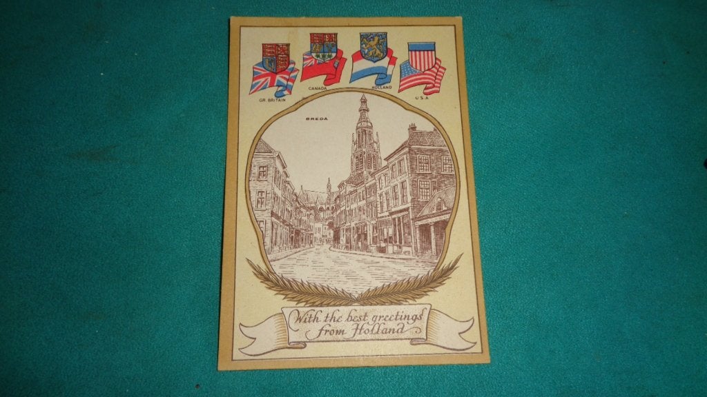 Breda Oorlog wo2 bevrijding Erven Lucas Bols ww2, Verzamelen, Verzenden, Overige soorten, Nederland, Overige typen
