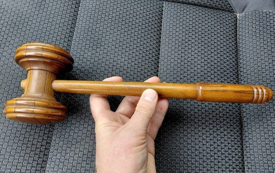 Houten Veilinghamer - Rechterhamer voorzitter, Antiek en Kunst, Ophalen of Verzenden