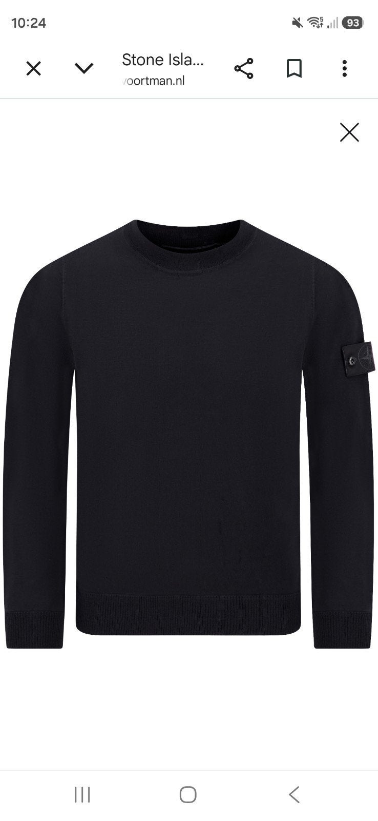 Orginele Stone Island Ghost trui Maat L blauw( knitwear wol), Maat 52/54 (L), Blauw, Nieuw, Ophalen of Verzenden