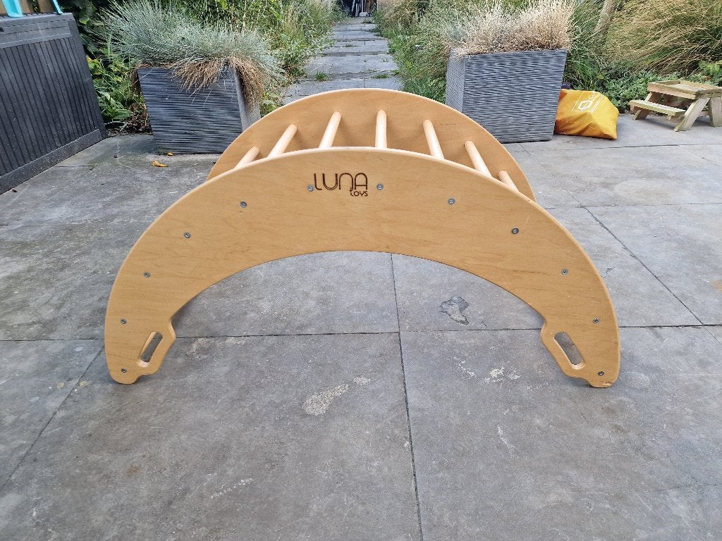Luna toys klimboog, Kinderen en Baby's, Ophalen, Gebruikt, Rij- of Hobbelspeelgoed