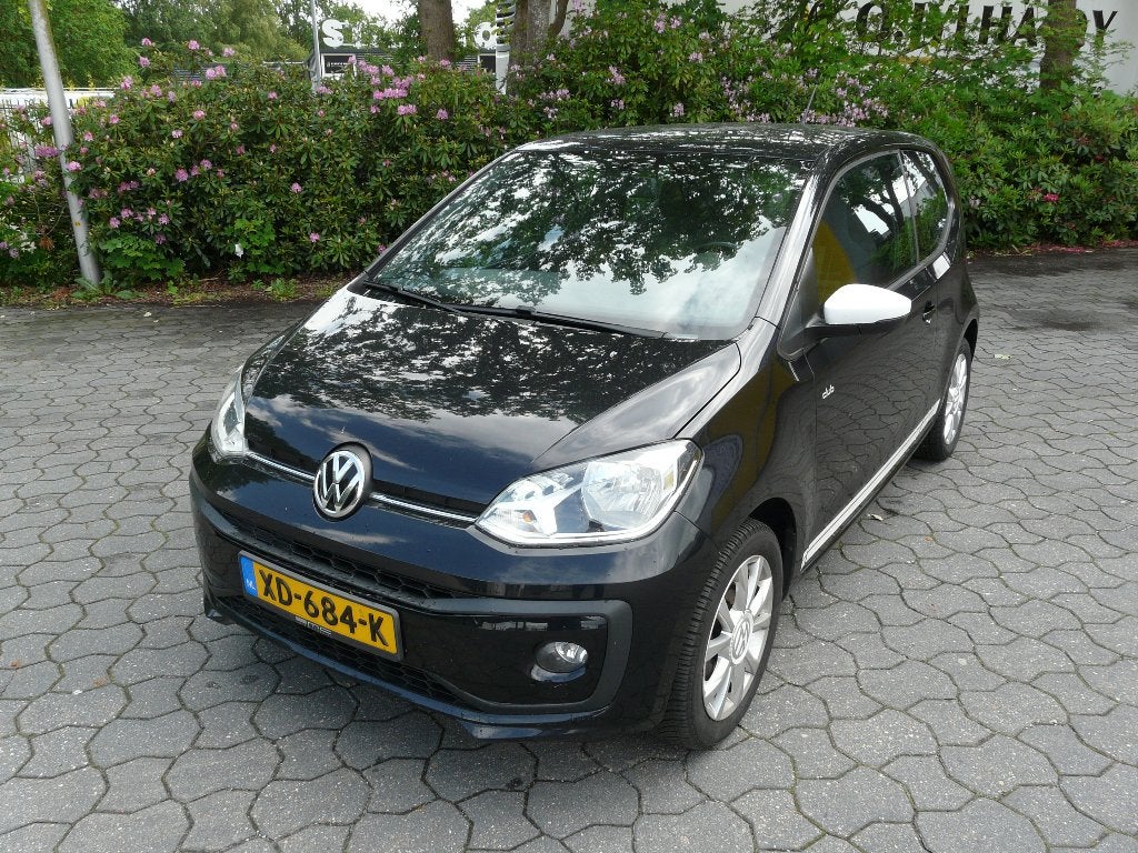 Volkswagen up! 1.0 Club 44KW 3-DRS 2017 Zwart, Auto's, Volkswagen, Voorwielaandrijving, Stof, 4 stoelen, Handgeschakeld